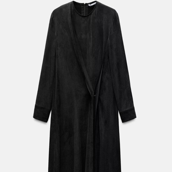 Zara ZW Collection Long Multi-Positional Dress Size L - Picture 1 of 3